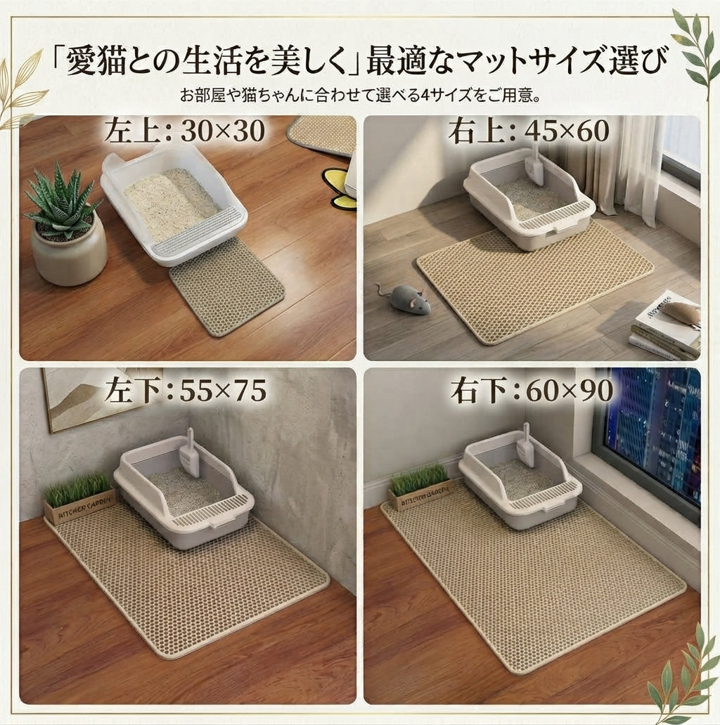 猫砂キャッチマット